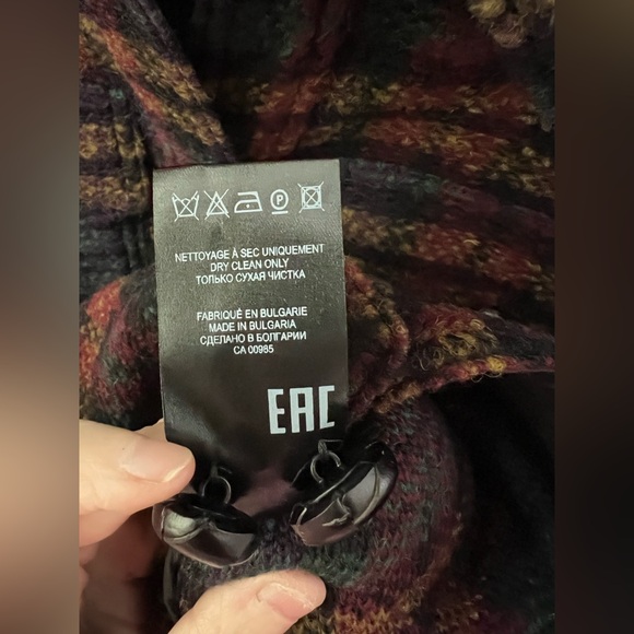 ISABEL MARANT ÉTOILE Leiko Plaid Wool-Blend Crop Jacket Multicolor Black 38 New - Picture 9 of 11